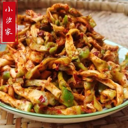 四川大竹特产新鲜麻辣榨菜丝涪陵青菜头儿菜干菱角菜开胃菜小咸菜