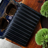 Fashion Black (Cowee stripe) passport bag folder