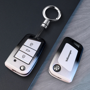 大众帕萨特钥匙套迈腾CC速腾polo宝来途岳朗逸车途观L探歌扣专用