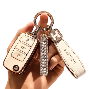 斯柯达明锐pro速派昕锐动昊锐晶锐柯珞克柯迪亚克车钥匙套包壳扣