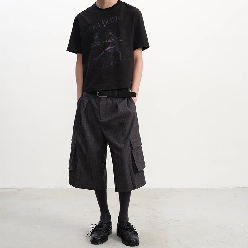 JCAESAR TEE 法棍印花短袖 多丽丝混纺 肌理感 康丽数码直喷 合体