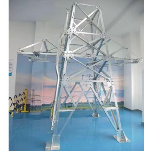 培训电力铁塔各种电线路登杆登塔教学模型电缆线高压输电铁塔摆件