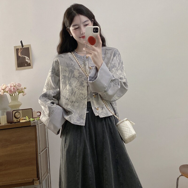 大尺码微胖mm套装女春秋