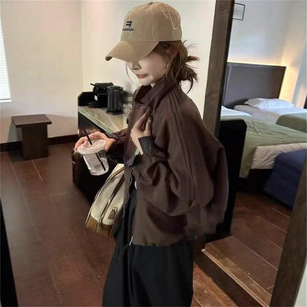 美式复古外套女秋季2026