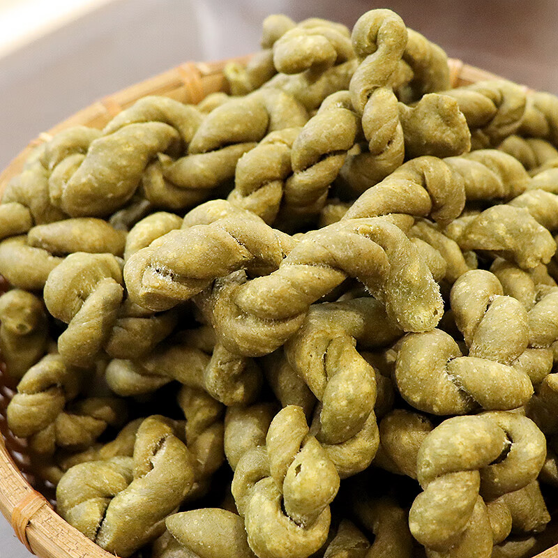 【海苔咸味油赞子】宁波矮酥麻花海苔甜味香葱咸味小麻花鼓楼传统