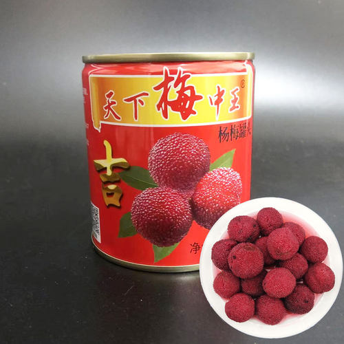 【杨梅罐头】水果杨梅铁罐头即食
