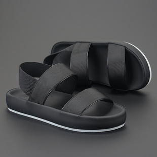 男2023夏季 轻便简约男鞋 新款 百搭舒适韩版 英伦休闲透气沙滩鞋 凉鞋