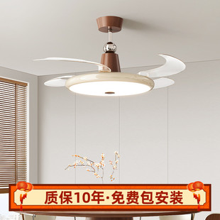 灯 简约现代餐厅风扇吊灯全光谱客厅卧室电扇吸顶灯超薄护眼包安装