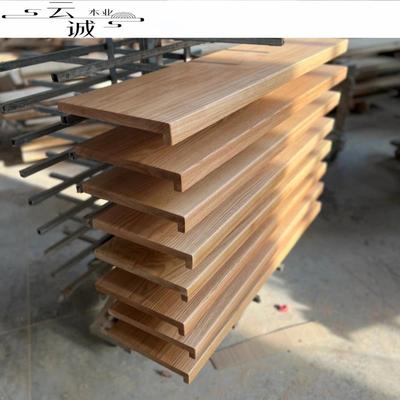 美国红橡木实木楼梯踏步板定制扶手立柱飘窗台面板桌面板异形加工