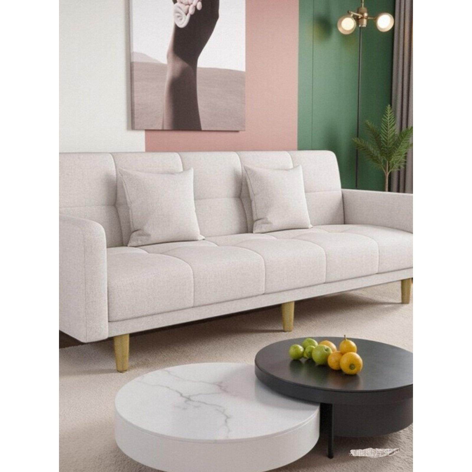 客厅小户型布艺沙发床两用卧室公寓出租屋简易多功能可折叠沙发床