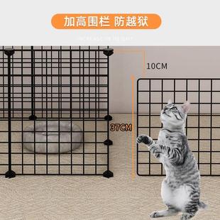 狗笼子猫笼大中小型犬家用宠物网红狗狗围栏栅栏室内隔离门栏铁笼