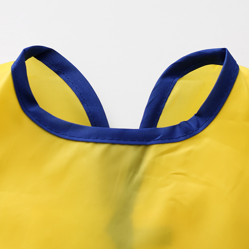 新款长袖免洗儿童罩衣防水秋冬耐脏婴儿围兜衣幼儿园宝宝反穿衣