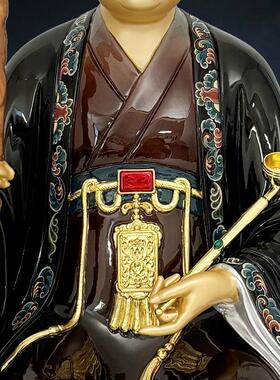 黑妈妈像铁刹山黑老太神像铜供奉家用东北四大家族堂口摆件黑奶奶