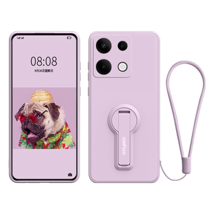 适用红米note13pro手机壳新款女支架小米note12pro十套redminote11pro+液态12tpro硅胶全包12turbo防摔por带