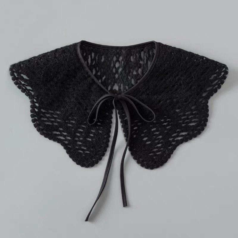 毛线绣花假领子神器韩版减龄娃娃领外搭配裙小披肩秋冬毛衣装饰领,服饰配件/皮带/帽子/围巾,假领,淘宝优惠券,粉丝福利购,淘宝优惠卷