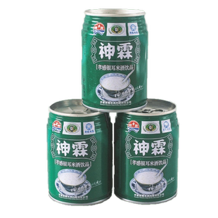 神霖银耳桂花米酒米露238g*8听罐装甜酒米酿饮料湖北特产孝感米酒