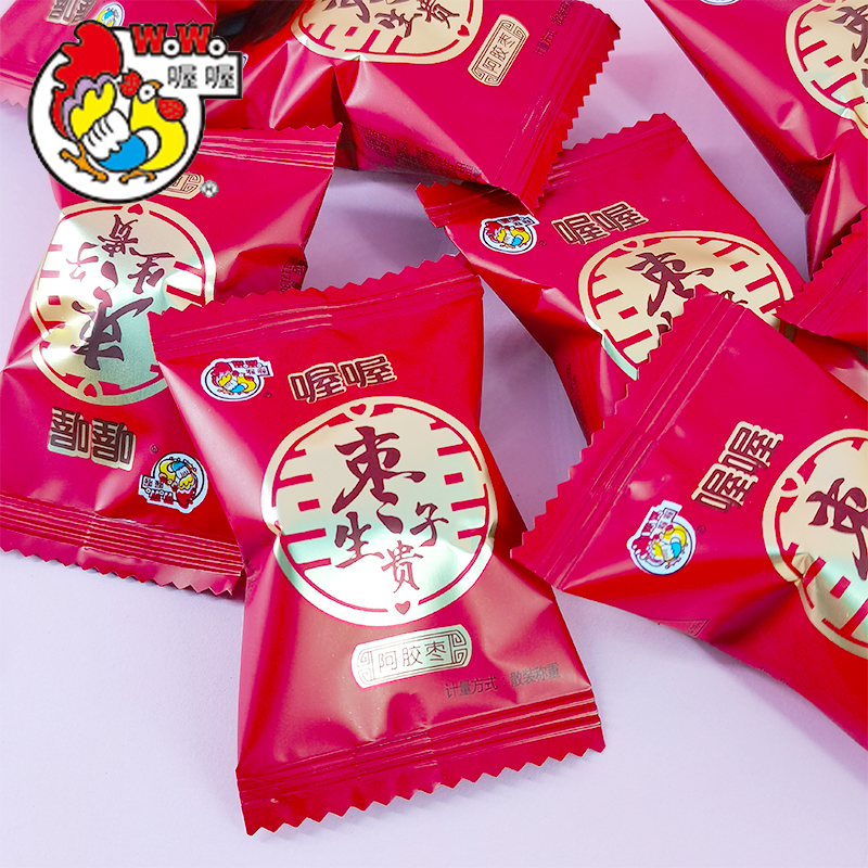 喔喔阿胶枣散装喜庆婚礼糖果