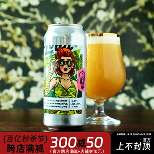 酒瓶逻辑灰色追击热带海德威先发制人提可轩IPA啤酒473ml 航玖汇