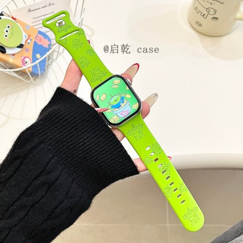 适用苹果手表表带硅胶