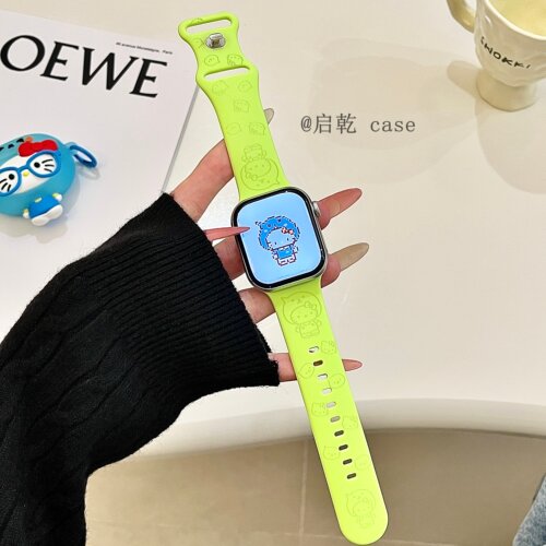 适用苹果手表表带硅胶