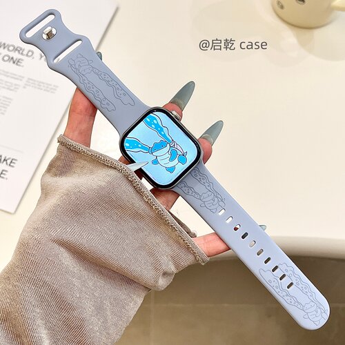 适用苹果手表表带硅胶