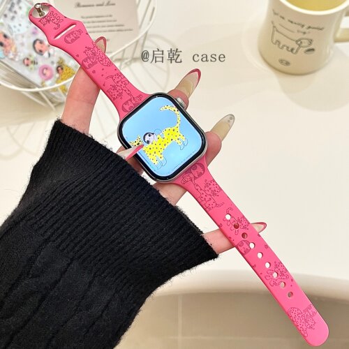 适用苹果手表表带硅胶