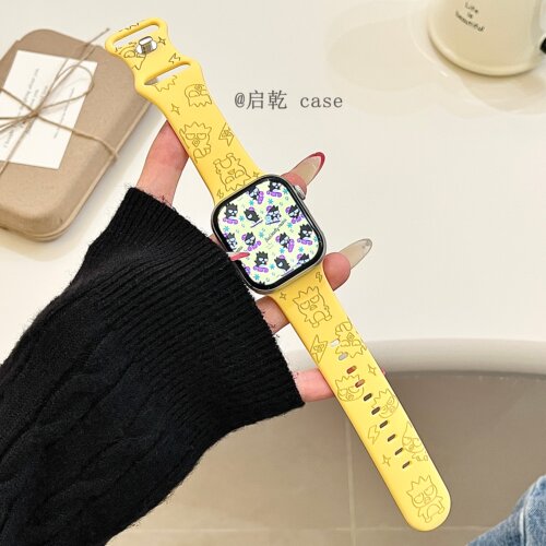 适用苹果手表表带硅胶