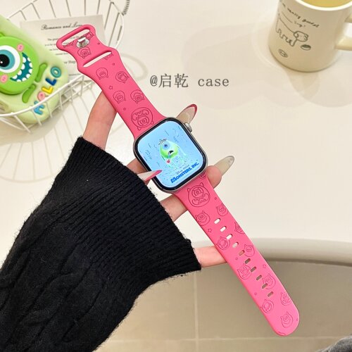 适用苹果手表表带硅胶