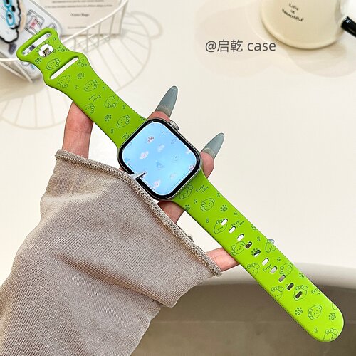 适用苹果手表表带硅胶