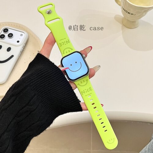 适用苹果手表表带硅胶