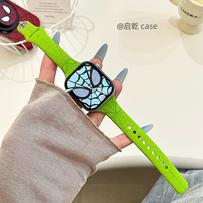 适用苹果手表表带硅胶