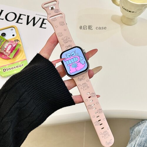 适用苹果手表表带硅胶