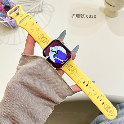 适用苹果手表表带硅胶