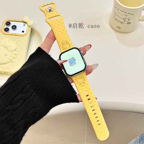 适用苹果手表表带硅胶