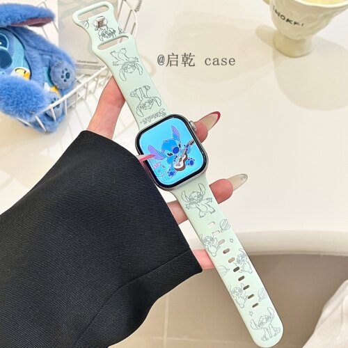 适用苹果手表表带硅胶