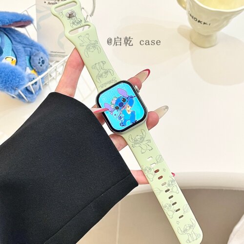 适用苹果手表表带硅胶