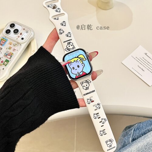 适用苹果手表表带硅胶