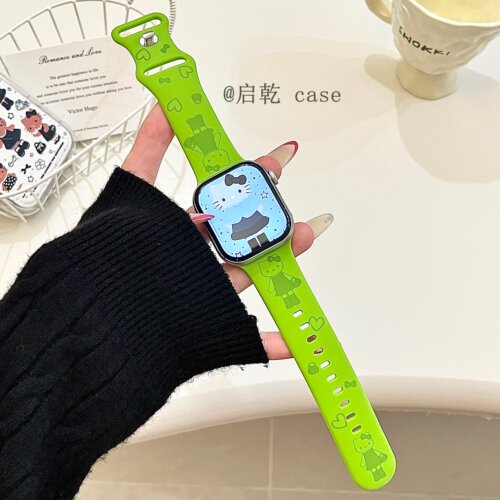 适用苹果手表表带硅胶