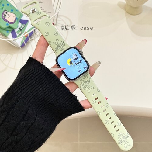 适用苹果手表表带硅胶