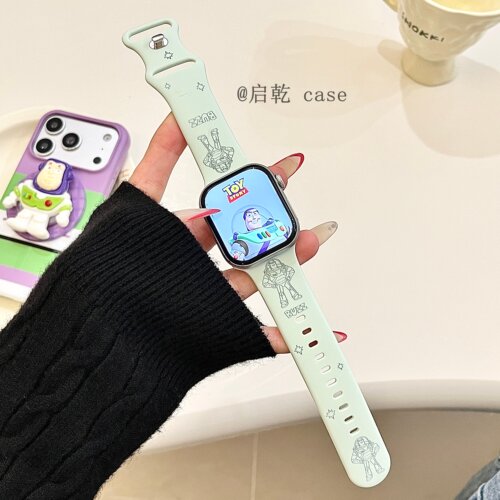 适用苹果手表表带硅胶