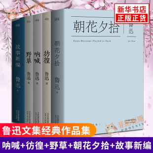 野草 朝花夕拾 正版 呐喊 名家名作 彷徨 现当代文学散文随笔狂人日记鲁迅全集 鲁迅文集作品集5册套装 故事新编