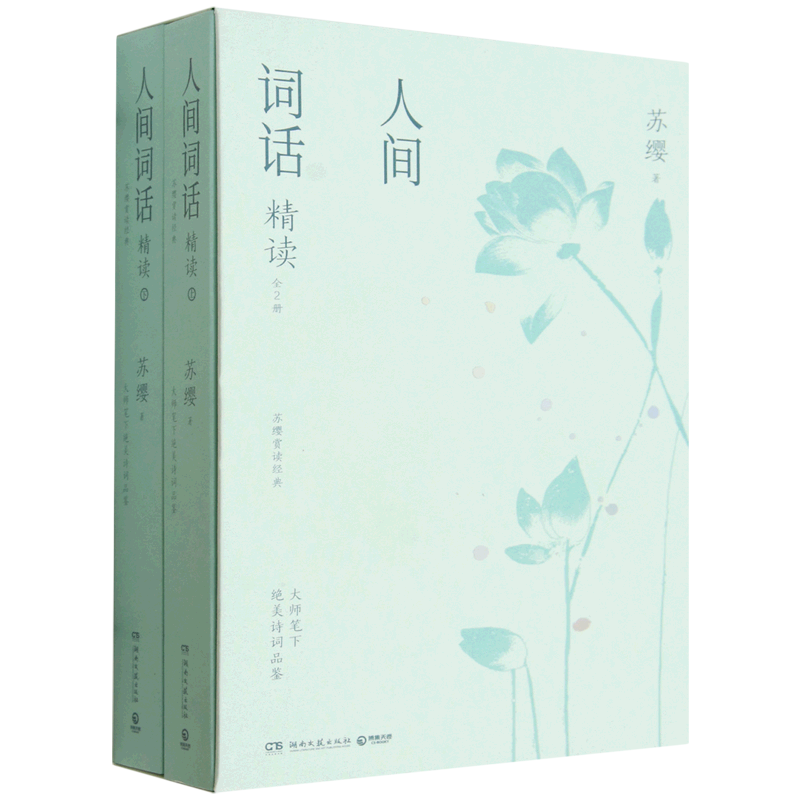 人间词话精读(上下)苏缨文学理论/文学评论与研究湖南文艺出版社新华书店正版
