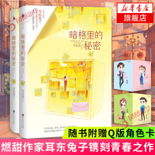 秘密 上下全两册 新增秘密番外 现代都市青春文学校园言情小说暗格里 暗格里 耳东兔子 秘密小说正版 随书赠角色卡