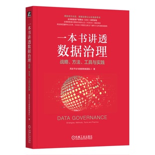 一本书讲透数据治理：战略、方法、工具与实践（平装） 用友平台与数据智能团队 机械工业出版社 新华正版