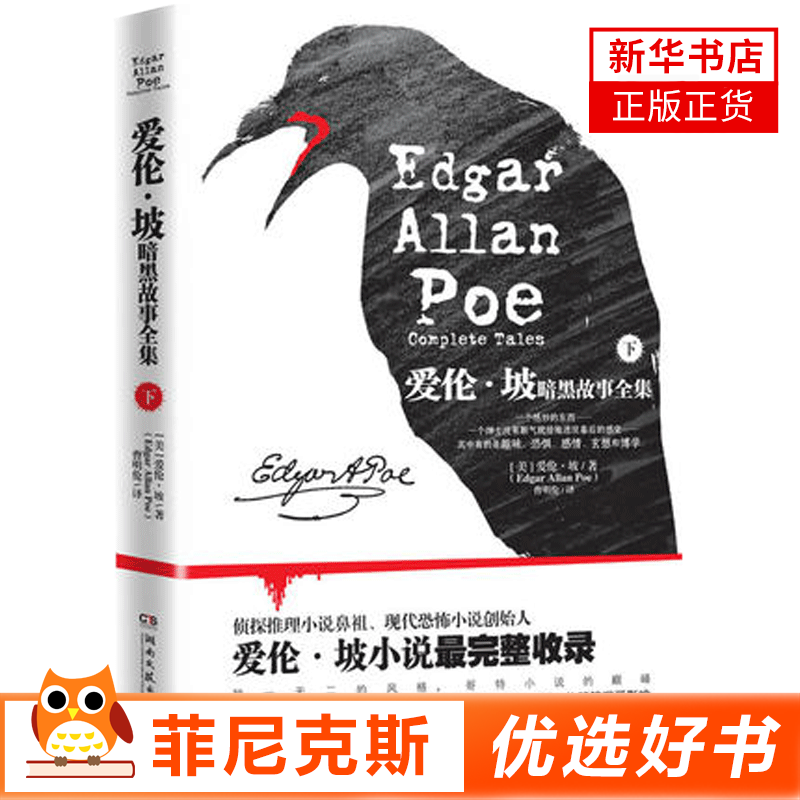 爱伦坡暗黑故事全集(下)爱伦坡短篇小说集灵异侦探悬疑推理小说悬疑书鬼故事书小说恐怖惊悚悬疑小说书新华书店正版书籍排行榜