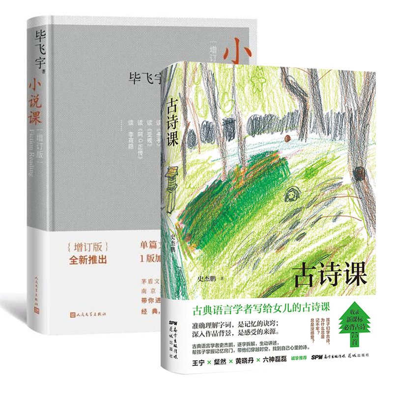 【2本套】小说课+古诗课 毕飞宇著记录高校课堂上与学生谈小说的讲稿 史杰鹏著古典语言学者写给女儿的古诗课 现当代文学散文随笔