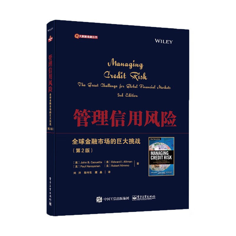 管理信用风险 QQ金融市场的巨大挑战 D2版 大数据金融丛书 详细讨论了QQ信用市场的情况 电子工业出版社 管理学 金融投资 新华正版
