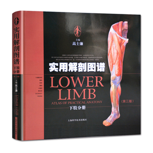 实用解剖图谱(下肢分册)(D3版)高士濂 编基础医学上海科学技术出版社新华书店正版