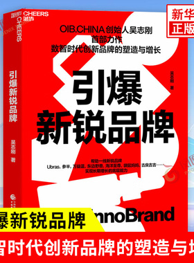 引爆新锐品牌 吴志刚著 OIB.CHINA创始人吴志刚shou部力作 数智时代创新pinpai的塑造与增长 中国财政经济出版社 新华书店正版书籍