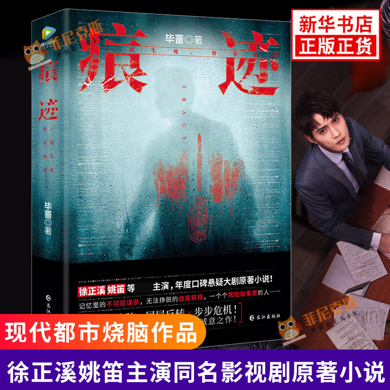 痕迹 毕蔷著 徐正溪姚笛主演 年度口碑悬疑大剧原著小说 长江出版社